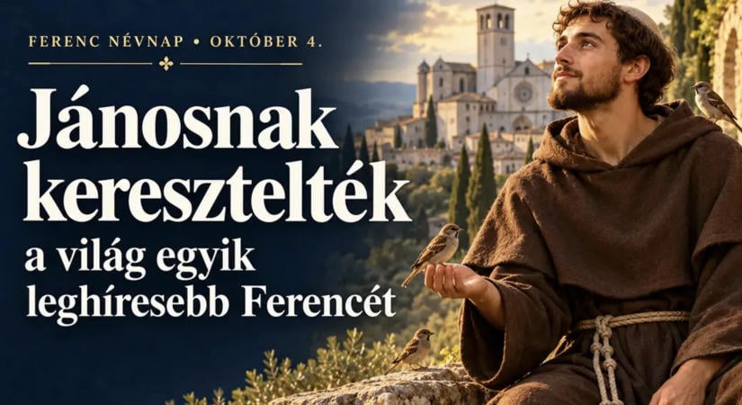 Jánosnak keresztelték a világ egyik leghíresebb Ferencét – névnapi érdekességek hétvégére