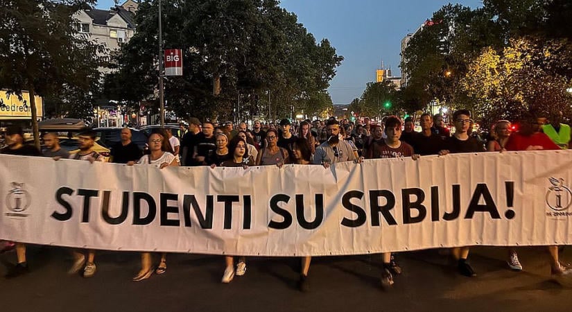 Az Egyetemista lista ma este tartja kampányzáró rendezvényét Belgrádban