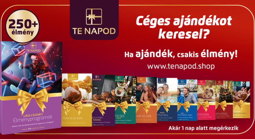 Te Napod: az élményajándék a céges karácsonyi ajándékok új generációja