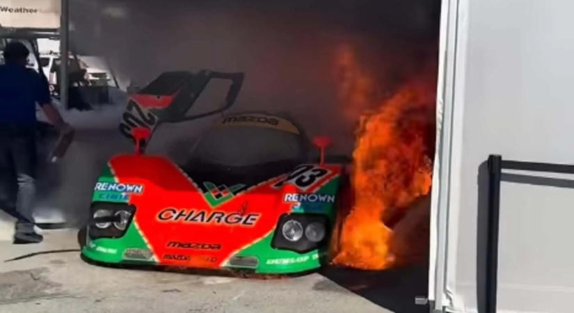 Kigyulladt a Mazda sikító legendája