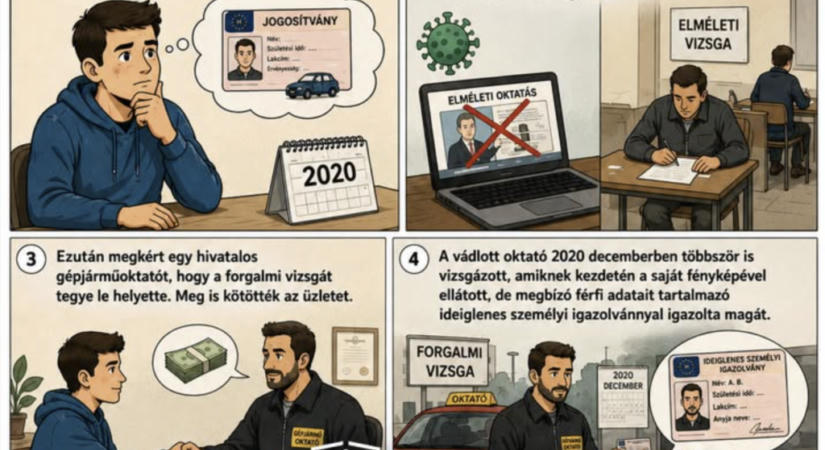 Képregényben örökítették meg a legbénább gépjárműoktató teljesítményét