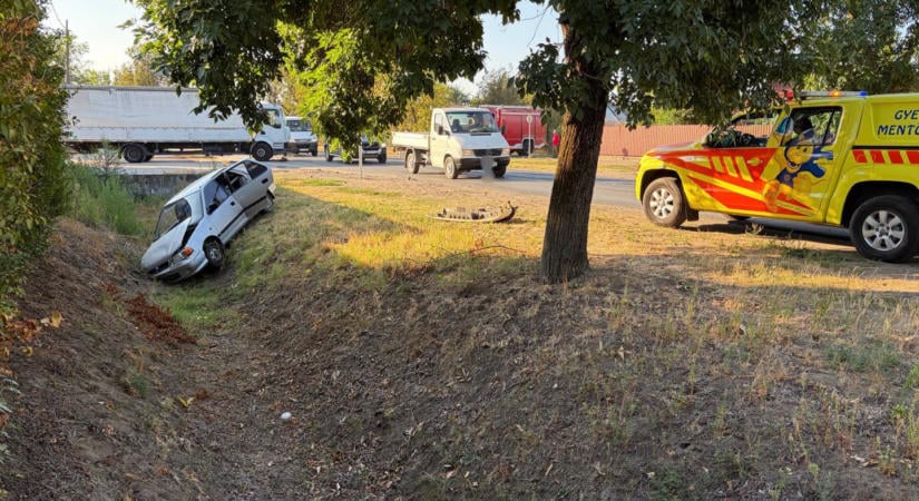Egy kisbaba is részese volt a debreceni balesetnek