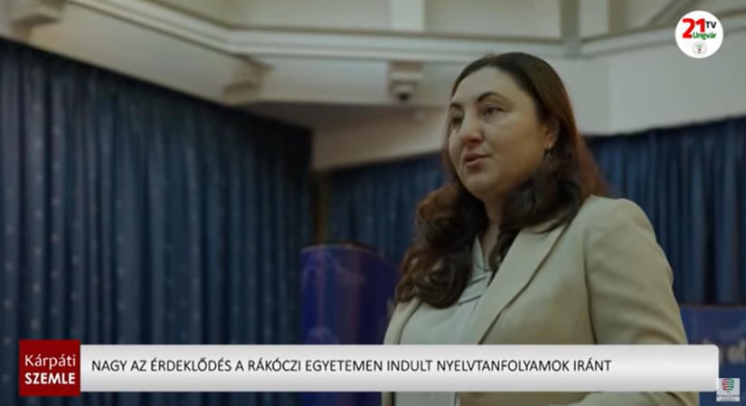 Nagy az érdeklődés a Rákóczi Egyetemen indult nyelvtanfolyamok iránt – (videó)