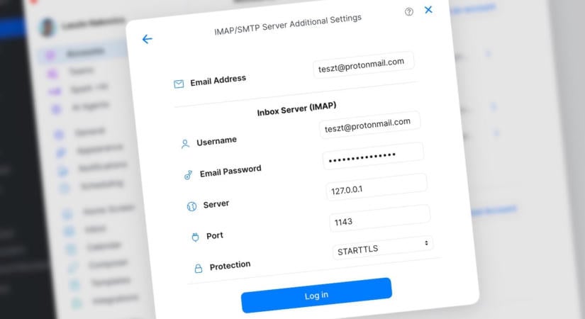 Proton fiókok felvétele a Spark Mailben, immár hivatalosan is