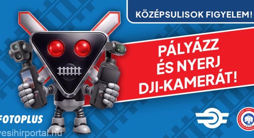 Videókészítő pályázatot hirdetett középiskolásoknak a MÁV és az ORFK