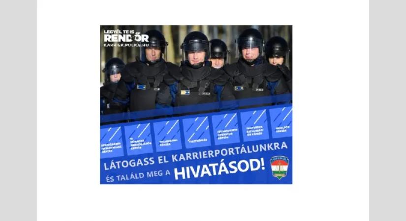 Folytatódik a rendőr- és határvadász-toborzás Tolna vármegyében