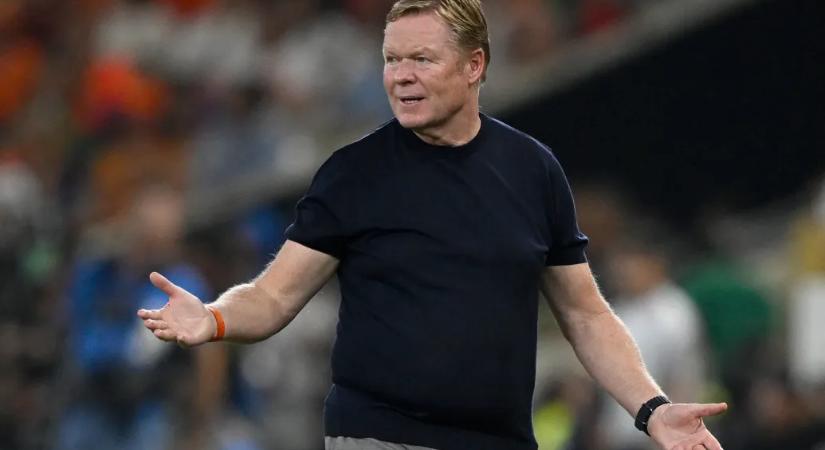 Koeman a kiesés után: „Egész Hollandia azt mondja, hogy öt emberrel kellene játszanunk hátul. Így teszünk, és ezért is kritikát kapok. Hát pont nem érdekel”