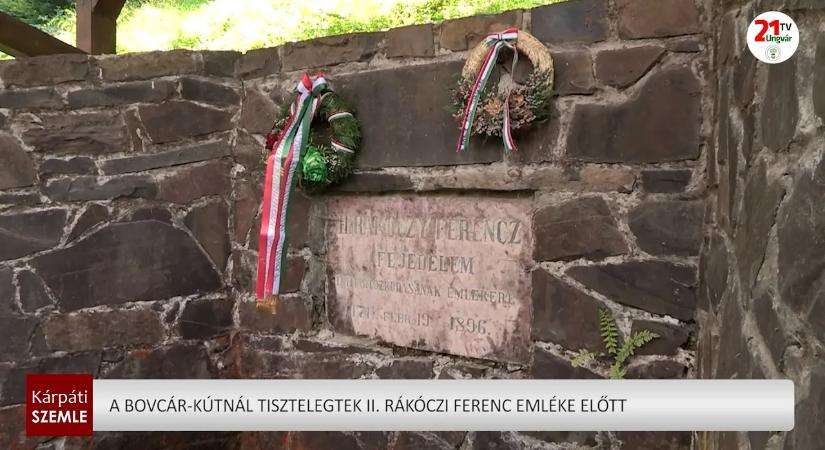 A Bovcár-kútnál tisztelegtek II. Rákóczi Ferenc emléke előtt (videó)