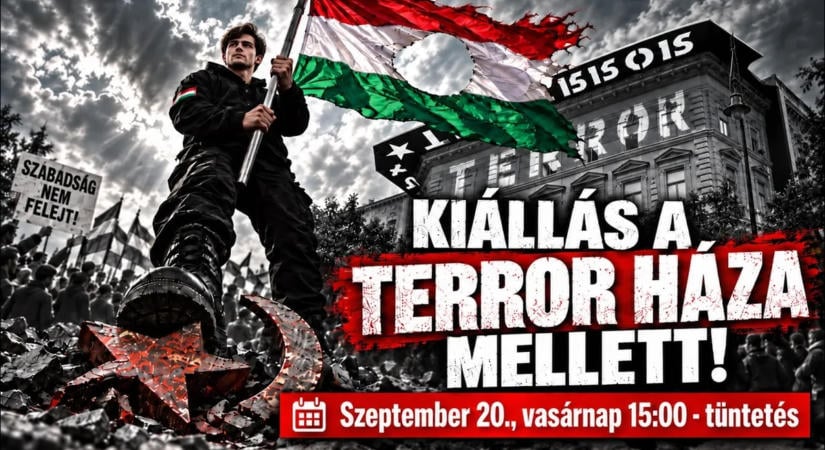 A Terror Háza előtt vasárnap világossá tették, hogy az emlékezet is közös ügy