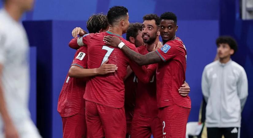 Portugália 5–0-ra verte Üzbegisztánt