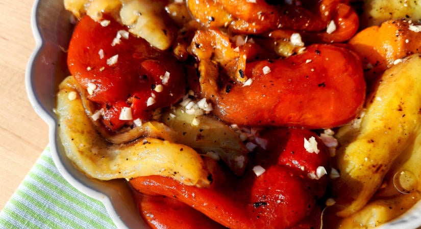 Szenen sült paprika