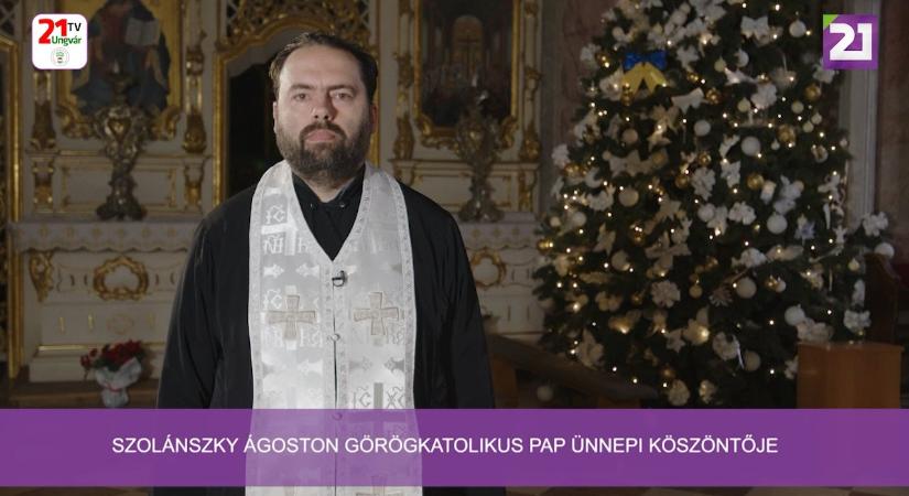 Szolánszky Ágoston görögkatolikus pap ünnepi köszöntője (videó)