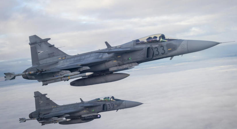 Friss híreket közöltek a katapultált Gripen-pilóta állapotáról