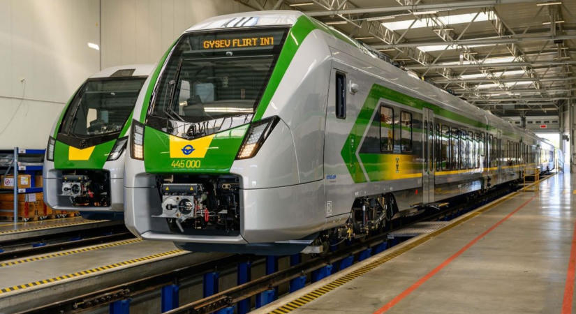 Ismét magasztalták a Stadler szolnoki gyárát a GYSEV Flirt-ök miatt – galéria