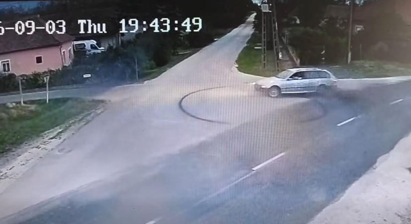 Hihetetlen driftelés a vasi faluban - videó