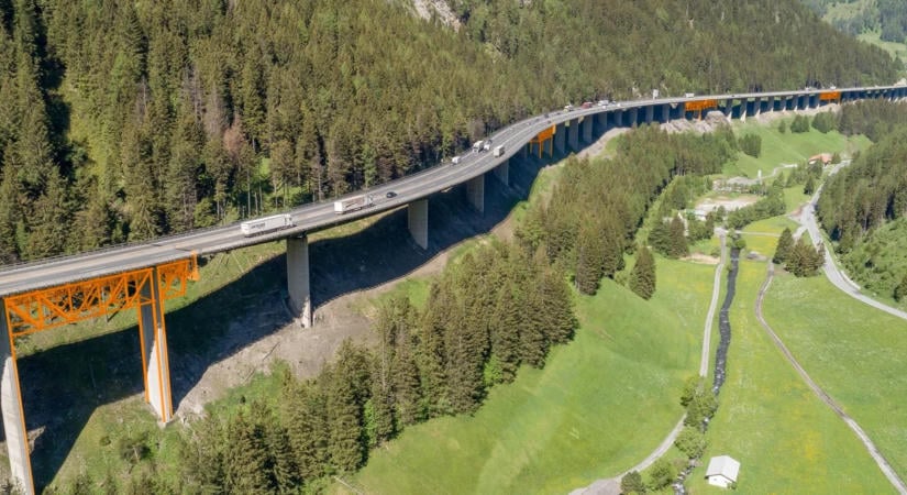 Hegyen és völgyön át épül újjá az osztrák Luegbrücke