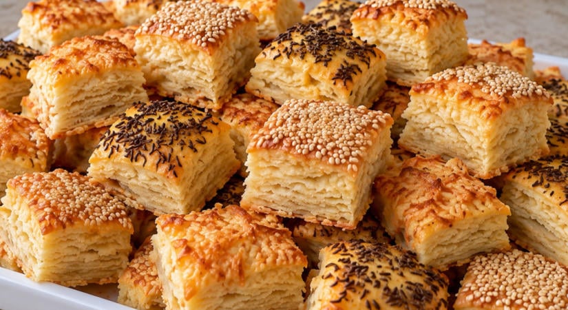 Omlós sós teasüti recept: egyetlen adag tésztából többféle finomság készülhet