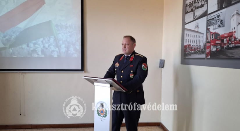 Elismeréseket adtak át a veszprémi katasztrófavédelem ünnepségén