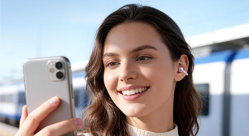 Lila színben is elérhető az EarFun Clip 2, kapásból van hozzá egy kupon is