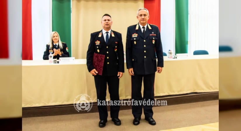 Juhász Károly tűzoltó alezredes lett a Pest Vármegyei Katasztrófavédelmi Igazgatóság új igazgatója