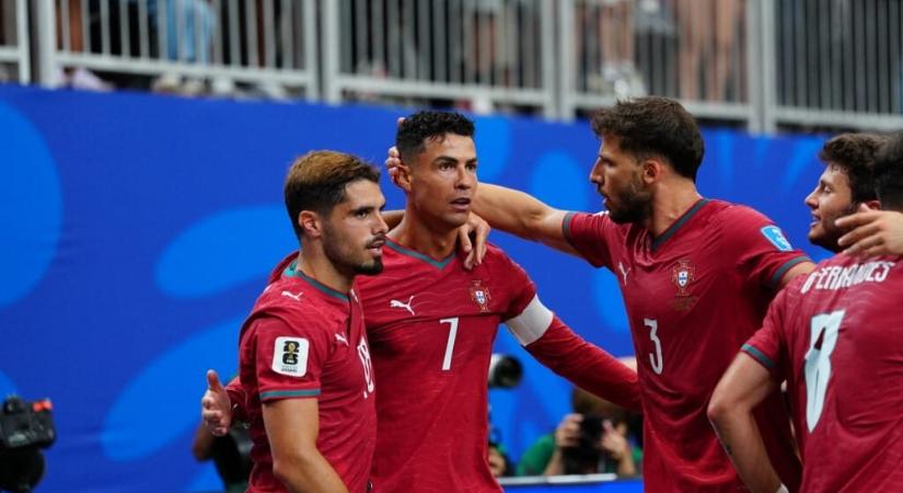 Cristiano Ronaldo mindenkit megcáfolt, Portugália kitömte Üzbegisztánt