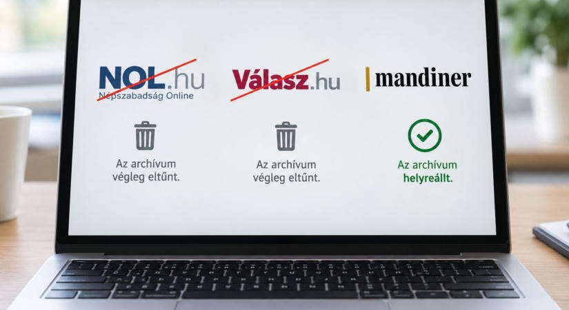 A Mandiner-archívum szerencsére helyreállt, de mi a helyzet a NOL-lal és a Válasszal?