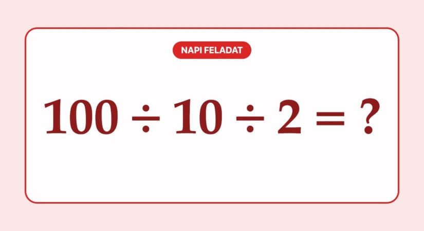 Matek feladat: Két osztás egymás után, mennyi a vége?
