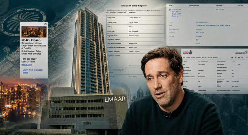 Dubajban vett luxuslakást Balásy Gyula, reklámcége leányvállalatot alapított az Emirátusokban