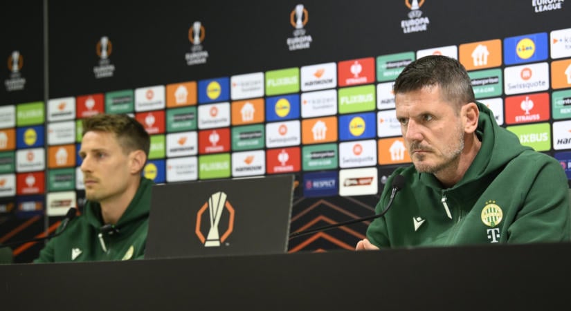 EL: "Nem elkerülni akarjuk, hanem fel kell venni a kesztyűt" – Borbély kemény Fradit vár a Plzen ellen