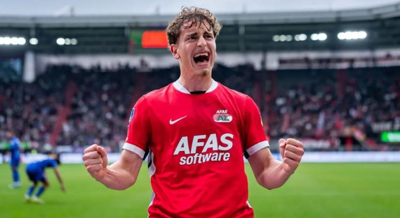 Kovács Bendegúz megszerezte első gólját az AZ Alkmaar felnőttcsapatában – videóval