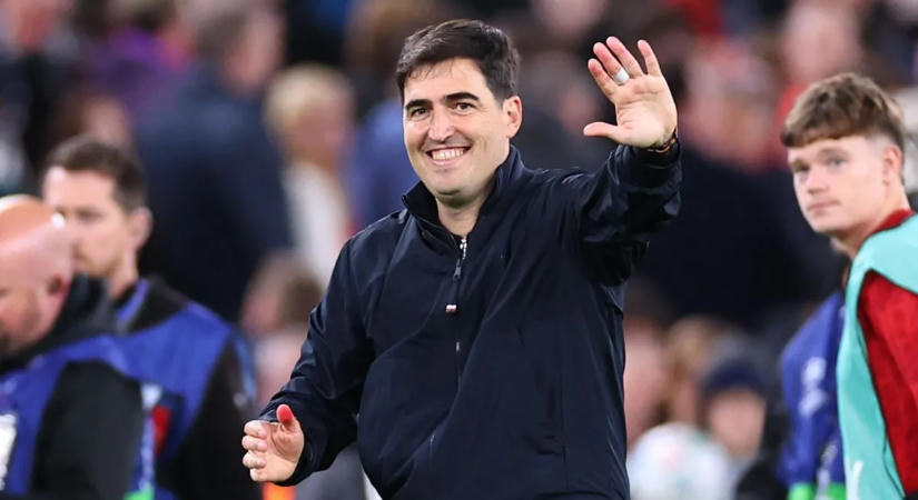 „A második félidőben mi voltunk a jobb csapat” – Andoni Iraola az Atlético Madrid elleni BL-fordításról