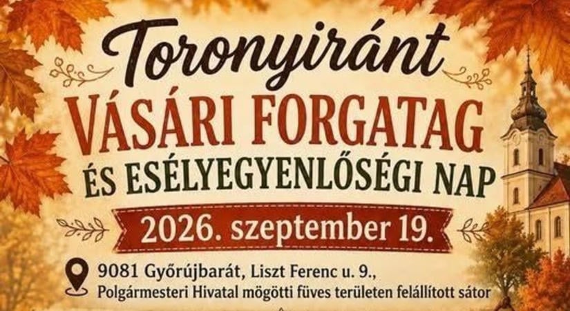 Vásári forgataggal készülnek Győrújbaráton