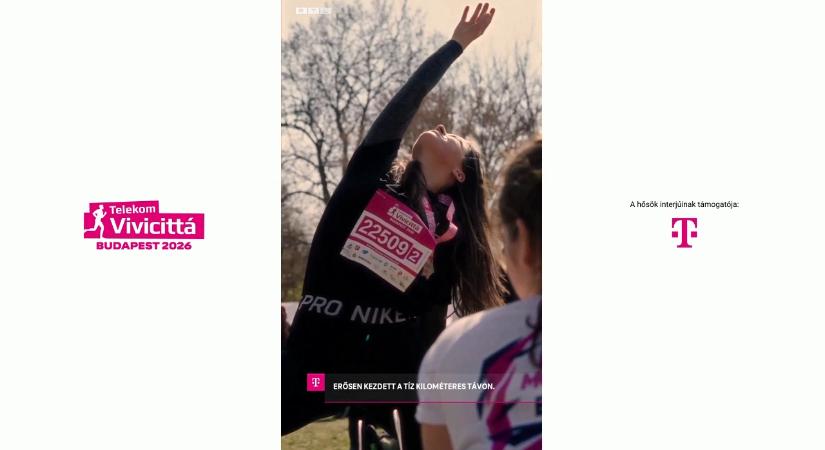 Minárovics Judit berobbant a Telekom Vivicittán: a 10km-es futást alig több mint egy óra alatt teljesítette, és ma tíz kilométert tett az egészségéért