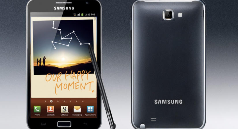 15 éves az első Samsung Galaxy Note mobil, ami örökre megváltoztatta az okostelefonokat