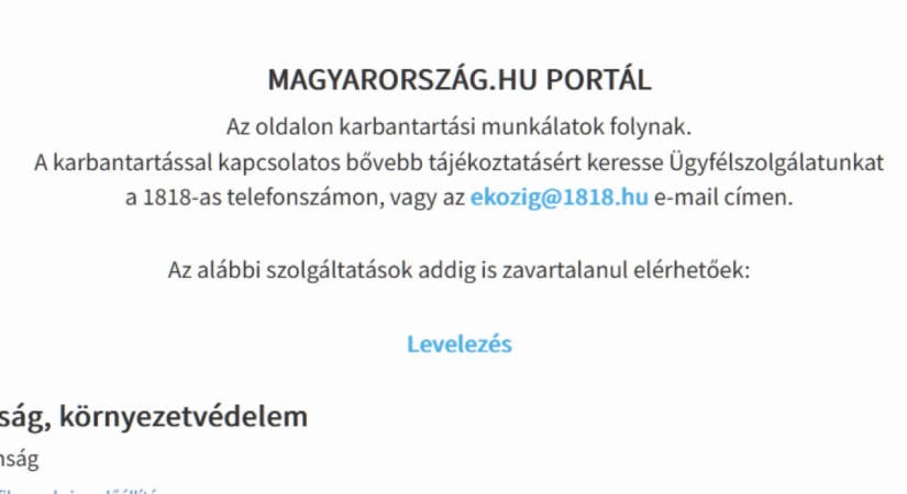 Leálltak a magyar kormány weboldalai, a miniszter szerint csak elővigyázatosság