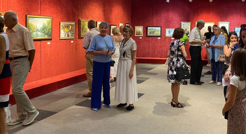 A természet szépségét festi vászonra - 80 éves Dedinszky Márta - Képgaléria