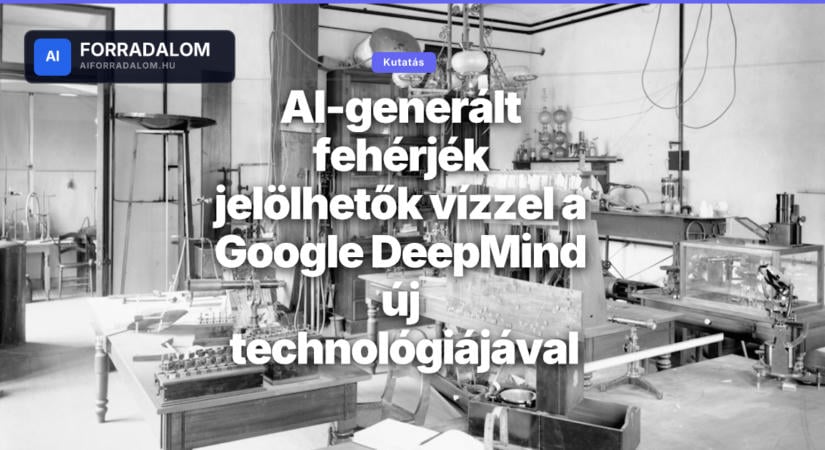 AI-generált fehérjék jelölhetők vízzel a Google DeepMind új technológiájával