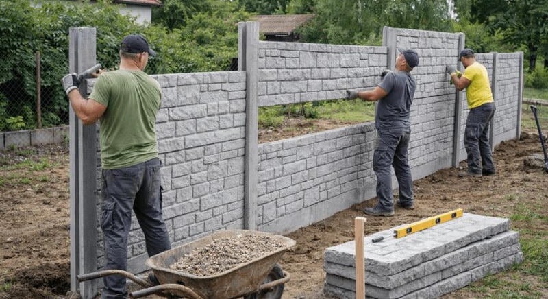 Kerítés telepítése: mitől marad stabil évek múltán is?
