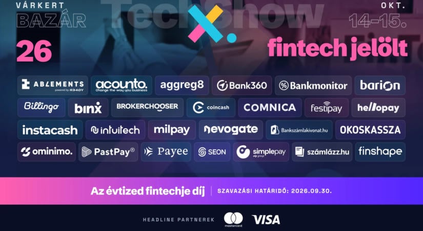 Melyik cég formálta legjobban a magyar fintech elmúlt tíz évét? Itt a 26 jelölt