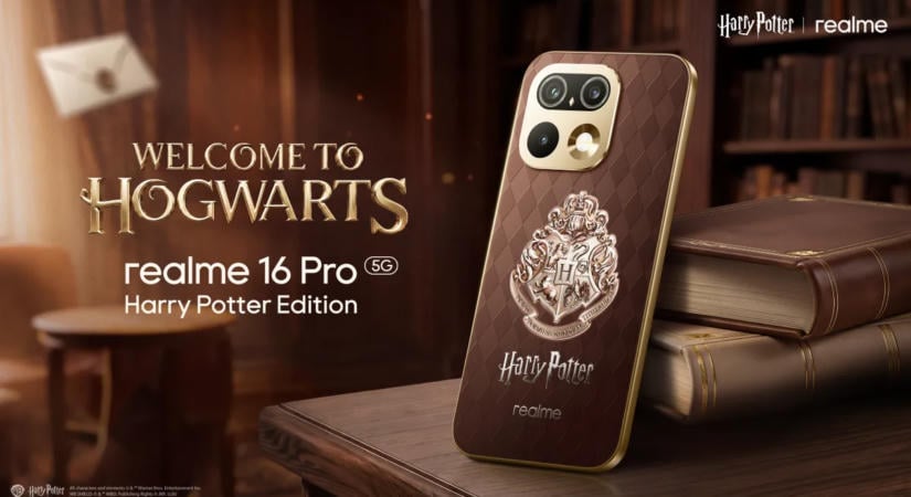 Harry Potter-telefont készített a Realme, még a doboza is olyan, mintha Roxfortból érkezett volna
