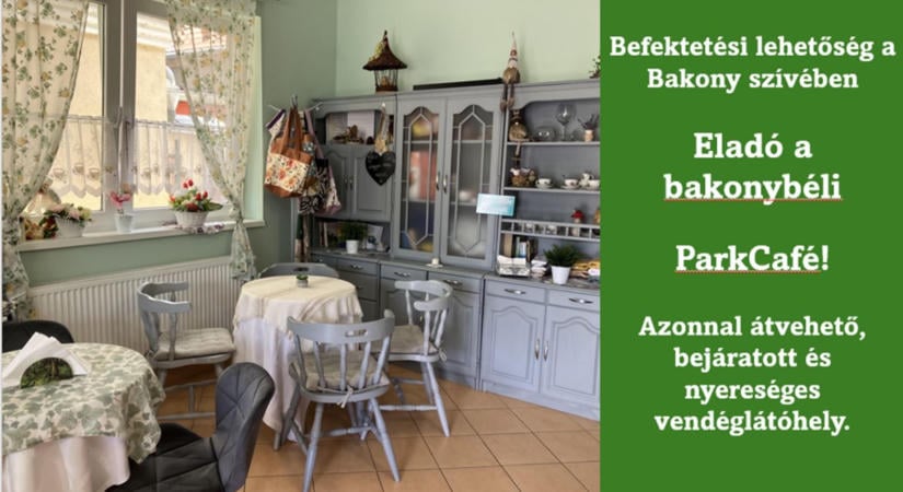 Azonnal átvehető, bejáratott és nyereséges vendéglátóhely vált eladóvá Bakonybél legkedveltebb részén!