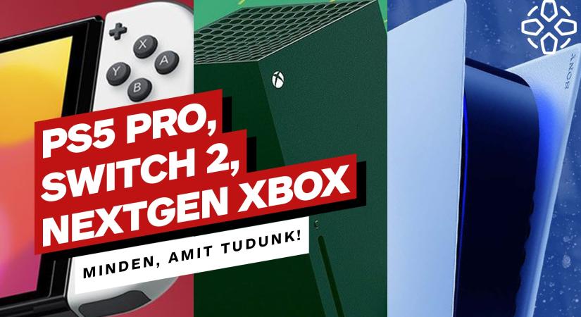VIDEÓ: PS5 Pro, Nintendo Switch 2, nextgen Xbox: Minden, amit tudunk a készülő új konzolokról!