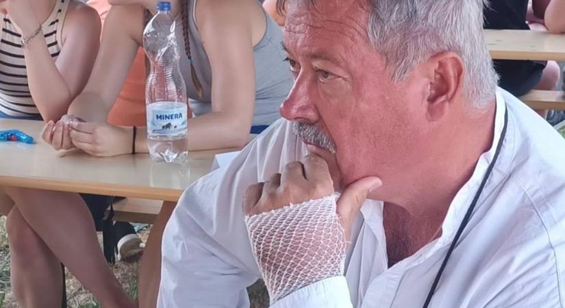 Megsérült V.Németh Zsolt