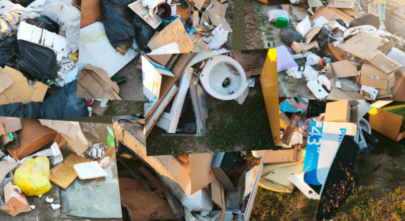Ismeretlen művészek installációi a hulladékszigeteknél