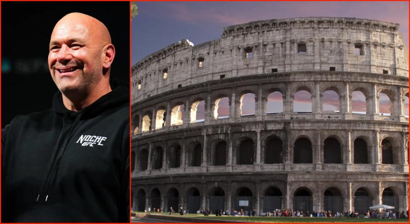 UFC gála a Colosseumban? Dana White válaszolt, mi az esély rá, hogy megrendezzék
