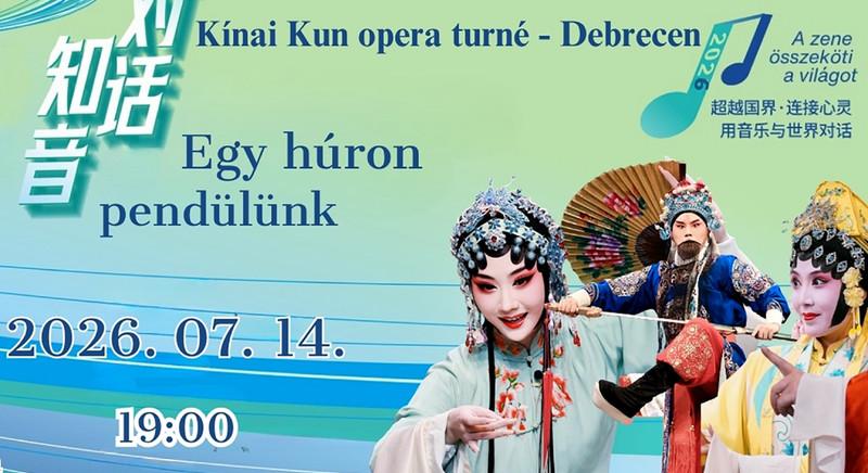 Kína kunju operabemutató lesz a Debreceni Egyetemen