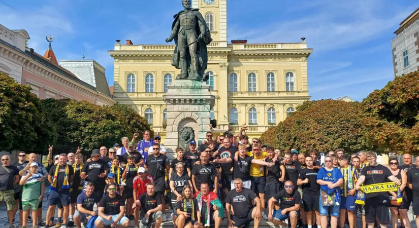 A KFC és a DAC szurkolói együtt koszorúztak