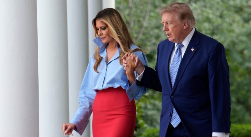 Mi történik? Már válásról pletykáltak, most mégis kézen fogva jelent meg Donald és Melania Trump