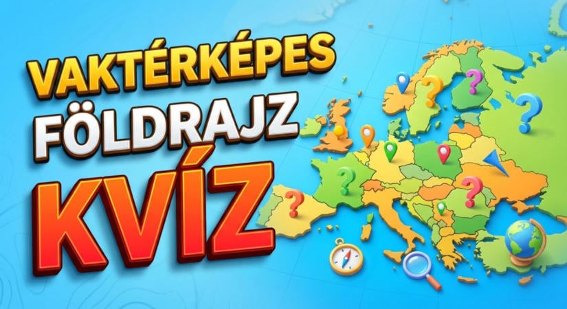Földrajz kvíz: Felismered Európa országait a vaktérkép alapján? Te hányat ismersz fel kapásból?