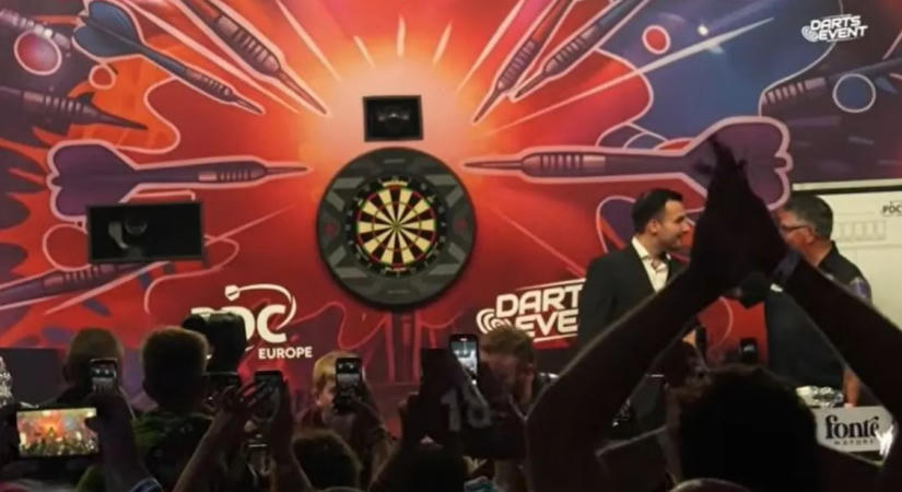 Nézőcsúccsal és Ross Smith győzelmével zárult a Hungarian Darts Trophy